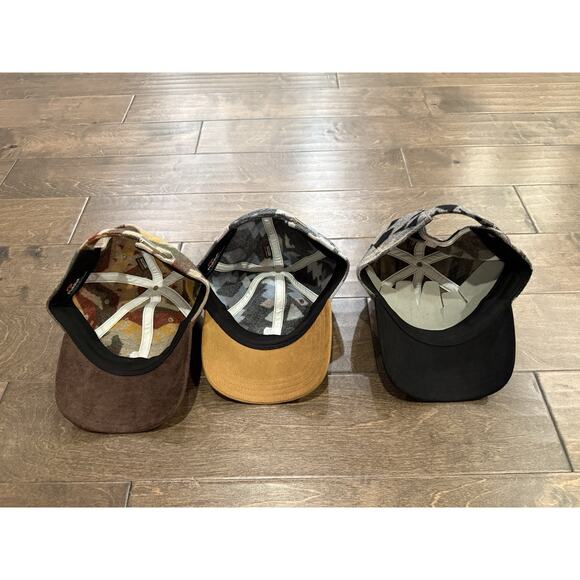 Lot Of 3 Pukka Mens Wool Blend “JD” Adjustable Strapback Hat Baseball Cap NWOT - Picture 5 of 7